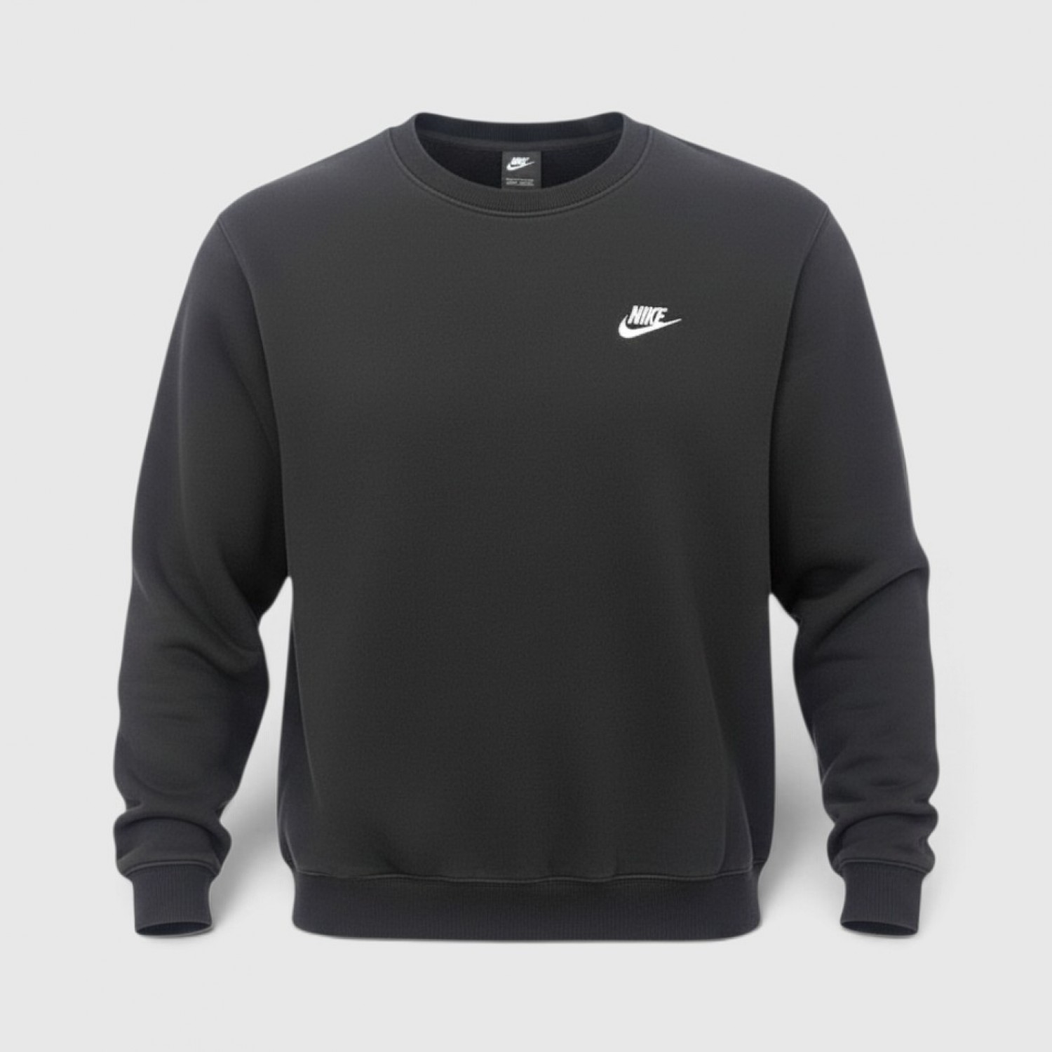 Nike Sportswear Club Fleece Μαύρο Φούτερ / Pre Owned
